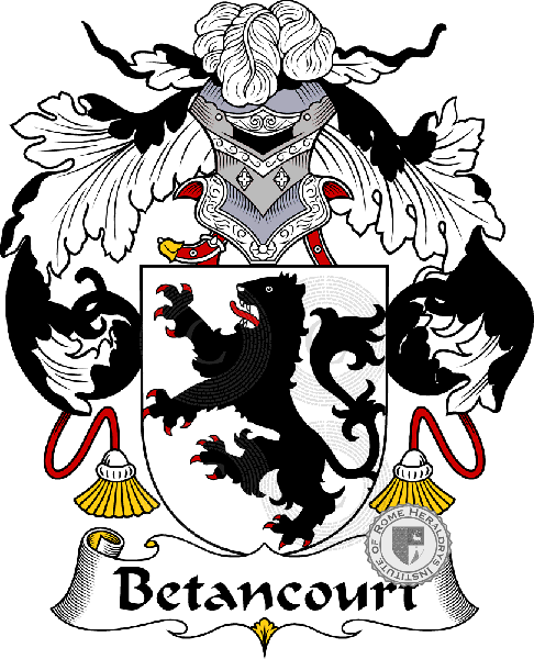 Wappen der Familie Betancourt - ref:36502