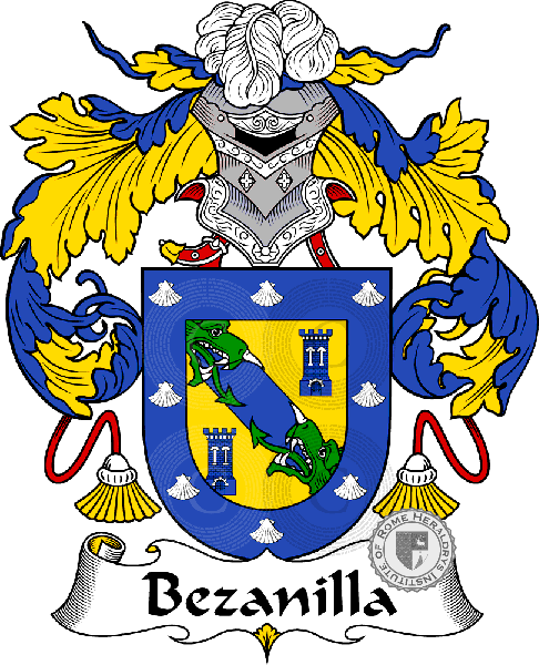 Escudo de la familia Bezanilla - ref:36504