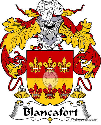 Coat of arms of family Blancafort - ref:36508