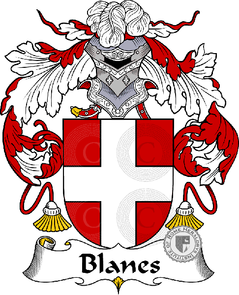 Coat of arms of family Blanes - ref:36511