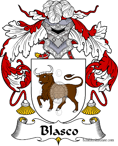 Wappen der Familie Blasco - ref:36512
