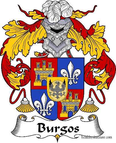 Brasão da família Burgos - ref:36540