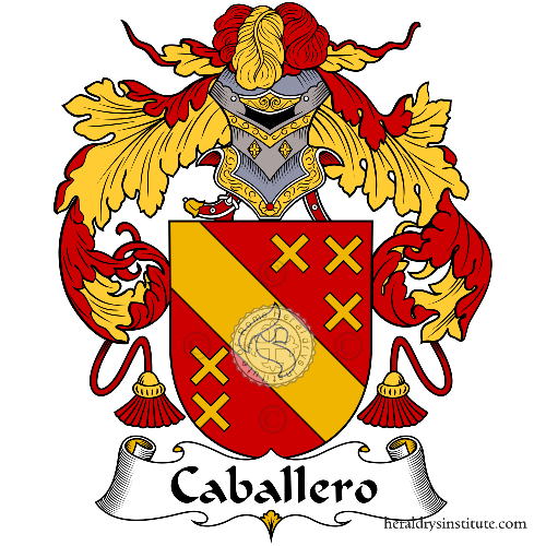 Coat of arms of family Caballero - ref:36548