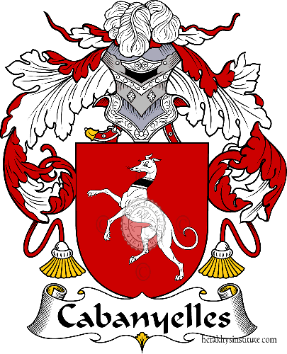 Coat of arms of family Cabanyelles - ref:36551