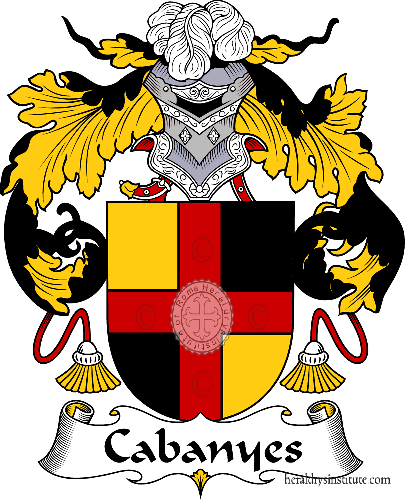 Coat of arms of family Cabanyes - ref:36552