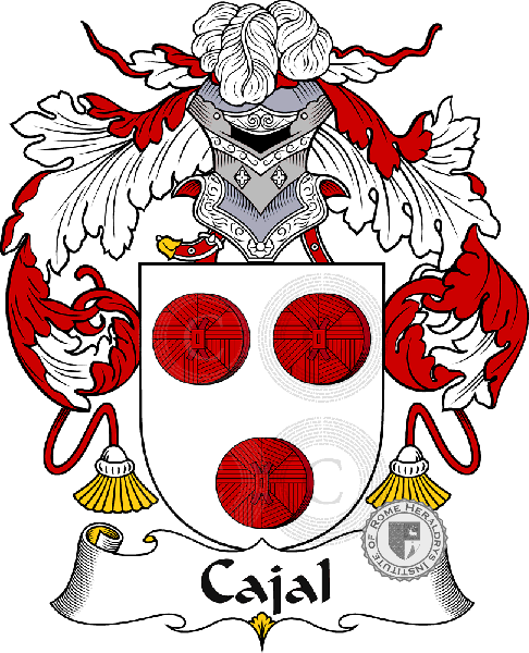 Coat of arms of family Cajal - ref:36563