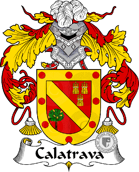Coat of arms of family Calatrava - ref:36566