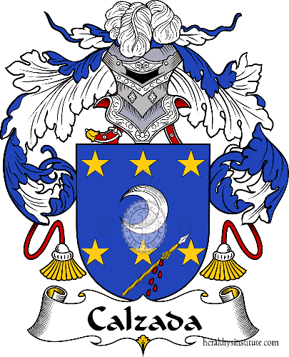 Coat of arms of family Calzada - ref:36576