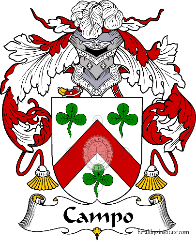 Coat of arms of family Campo - ref:36588