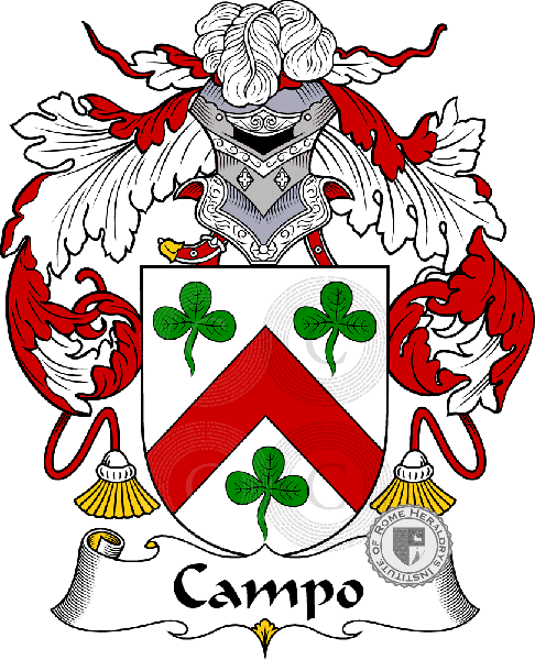 Wappen der Familie Campo - ref:36588