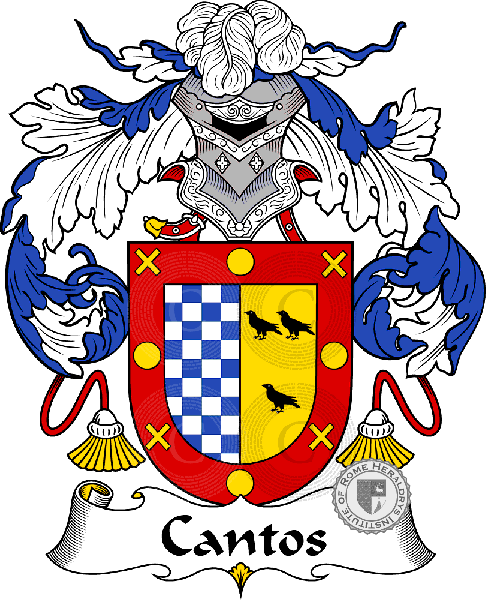 Coat of arms of family Cantos   ref: 36596