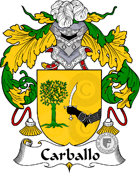 Escudo de la familia Carballo - ref:36602