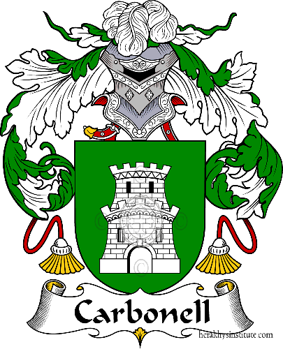 Coat of arms of family CARBO ref: 36603