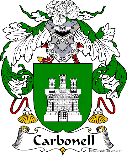 Coat of arms of family CARBO ref: 36604