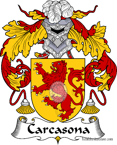 Brasão da família Carcasona - ref:36606