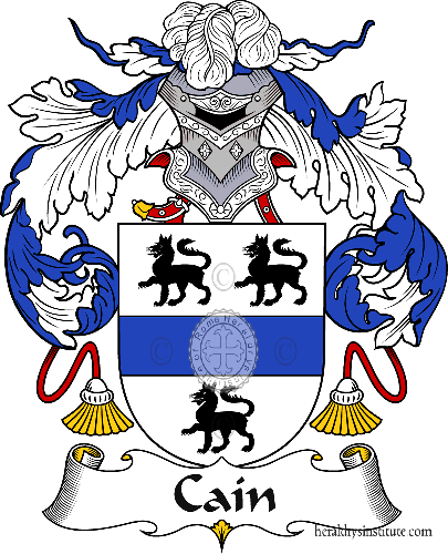 Coat of arms of family Caín   ref: 36609