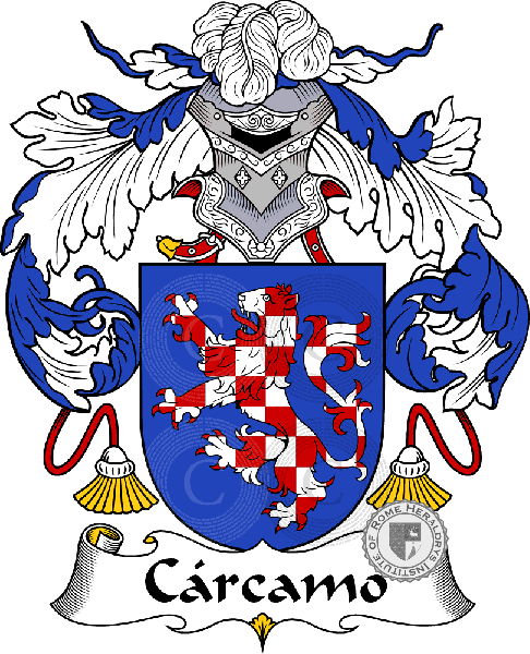 Coat of arms of family Cárcamo - ref:36615