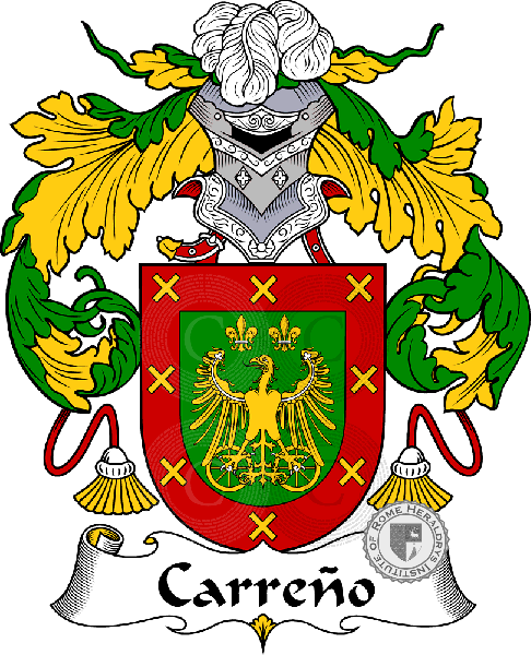 Coat of arms of family Carreño - ref:36623