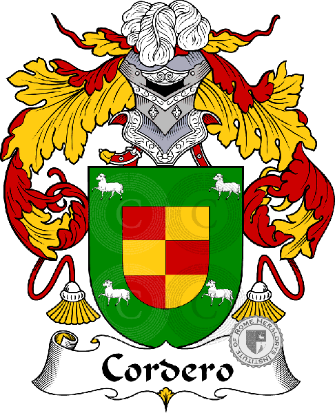 Wappen der Familie CORDERO ref: 36702