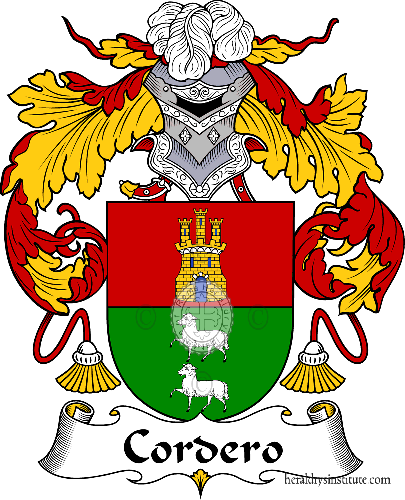 Wappen der Familie CORDERO ref: 36703