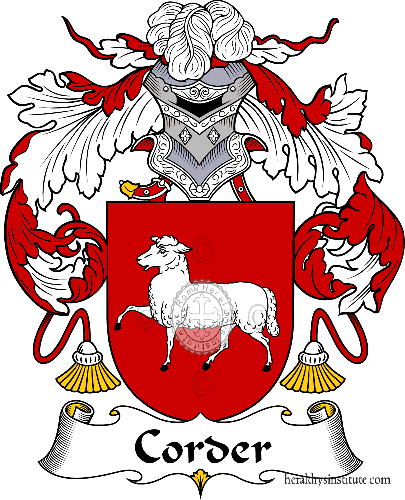 Wappen der Familie Corder   ref: 36704