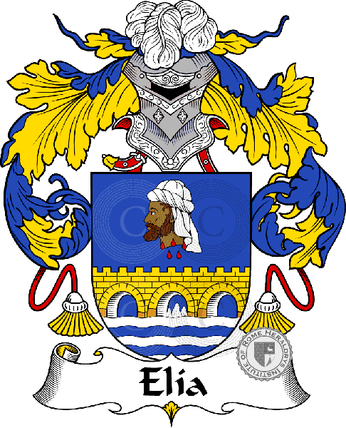 Coat of arms of family Elía   ref: 36798