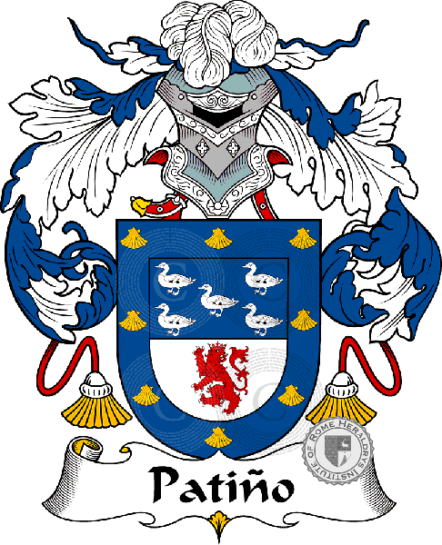 Coat of arms of family Patiño - ref:37349