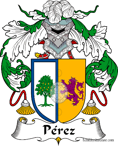 Coat of arms of family Pérez I - ref:37384