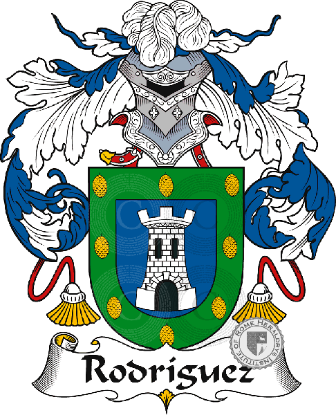 Coat of arms of family Rodríguez II - ref:37457