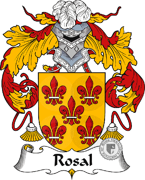 Coat of arms of family Rosal