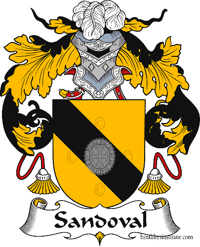 Coat of arms of family Sandoval