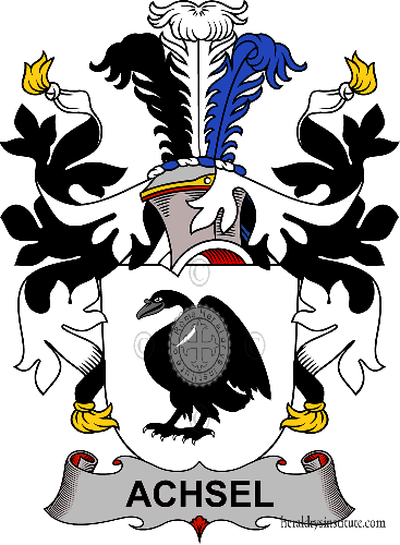 Wappen der Familie Achsel or Axel - ref:37689