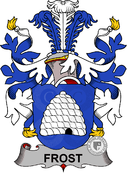 Coat of arms of family Frost - ref:37832