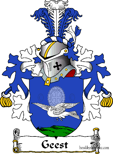 Coat of arms of family Geest - ref:38236