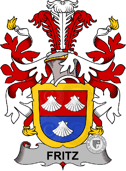 Coat of arms of family Fritz - ref:38733