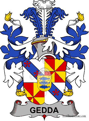 Coat of arms of family Gedda - ref:38737