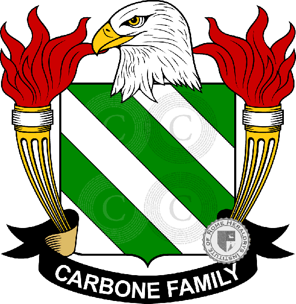 Coat of arms of family CARBONE ref: 39135