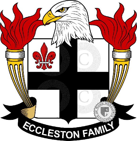 Brasão da família Eccleston   ref: 39343