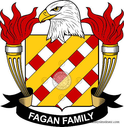 Coat of arms of family FAGAN ref: 39375