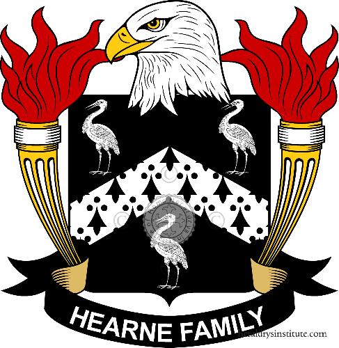 Coat of arms of family Hearne - ref:39550