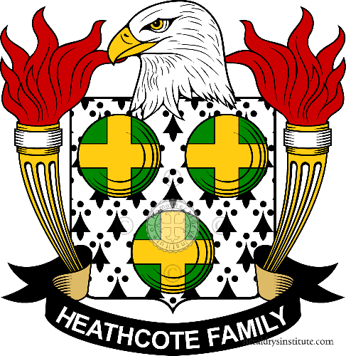 Brasão da família Heathcote - ref:39551