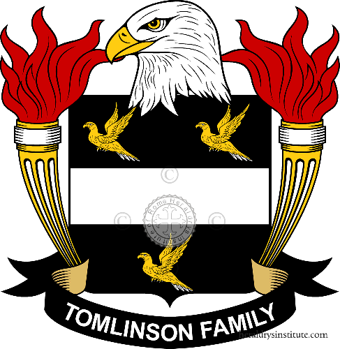 Coat of arms of family Tomlinson - ref:40276