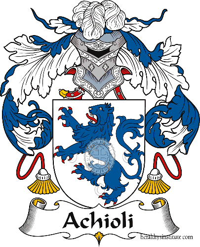 Wappen der Familie Achioli - ref:40455