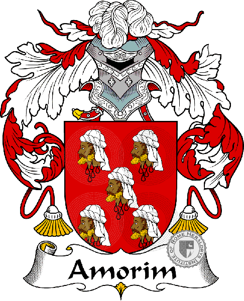 Wappen der Familie Amorim - ref:40489