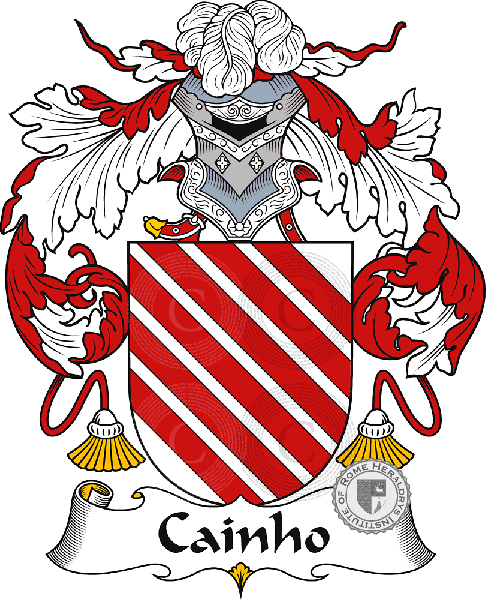 Coat of arms of family Cainho   ref: 40580