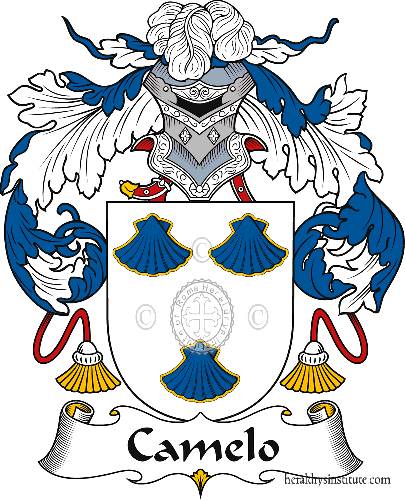 Coat of arms of family Camelo - ref:40593