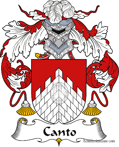 Coat of arms of family Canto   ref: 40599