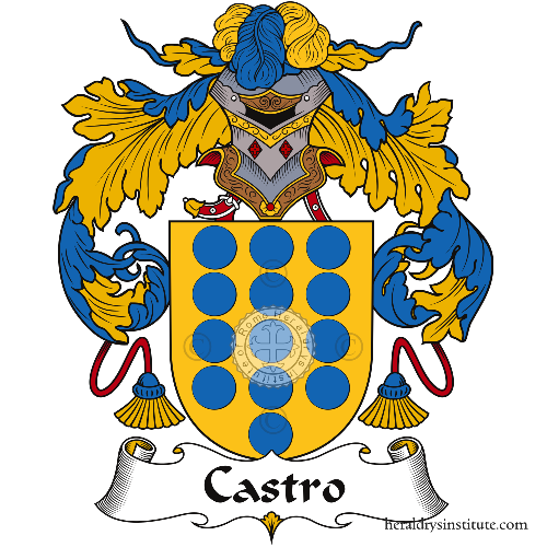 Coat of arms of family CASTRO ref: 40621