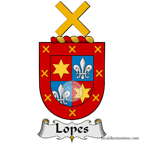 Coat of arms of family Lopes