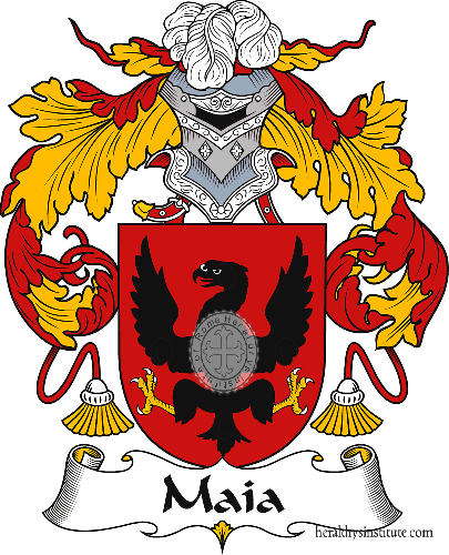 Coat of arms of family Maia   ref: 40821